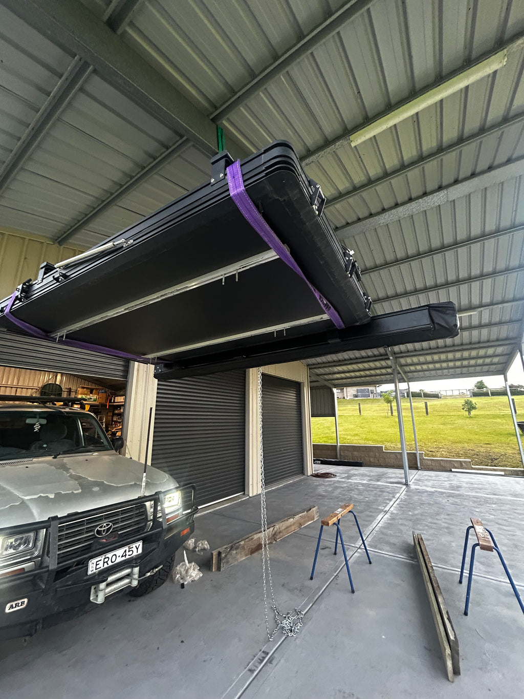 Heavy-Duty Awning to Rooftop Tent Mounting Brackets