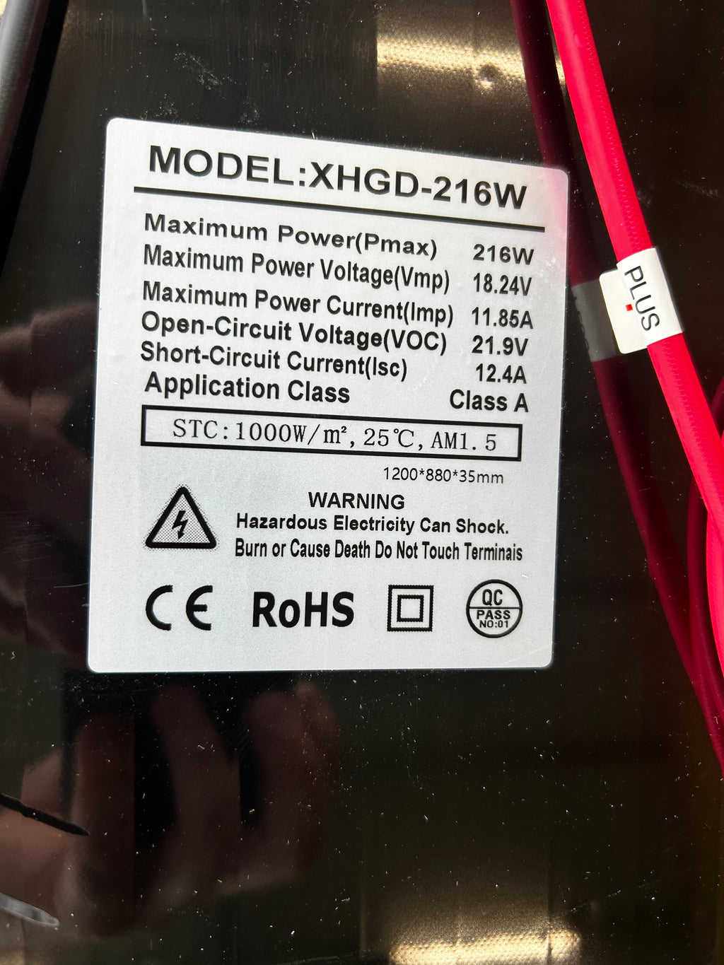 Deluxe Slim Solar Panel 220W - CXT