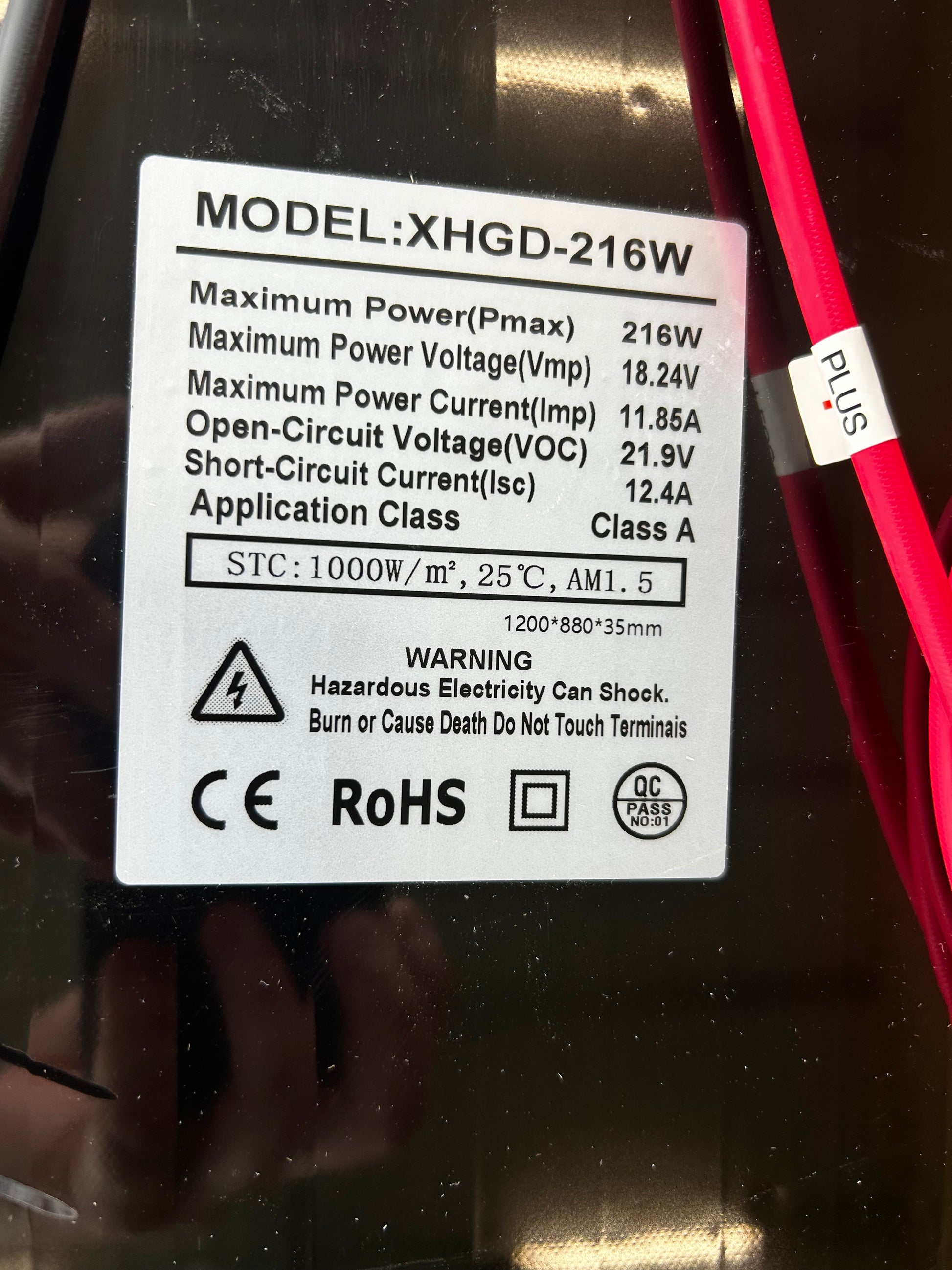 Deluxe Slim Solar Panel 220W - CXT