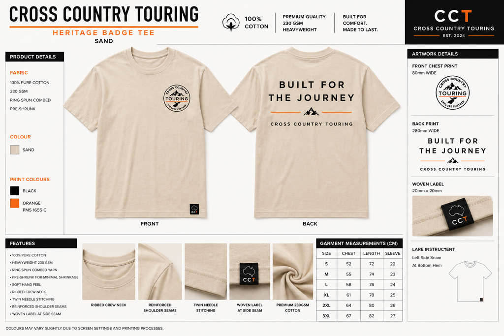 Heritage Series Tee - Sand