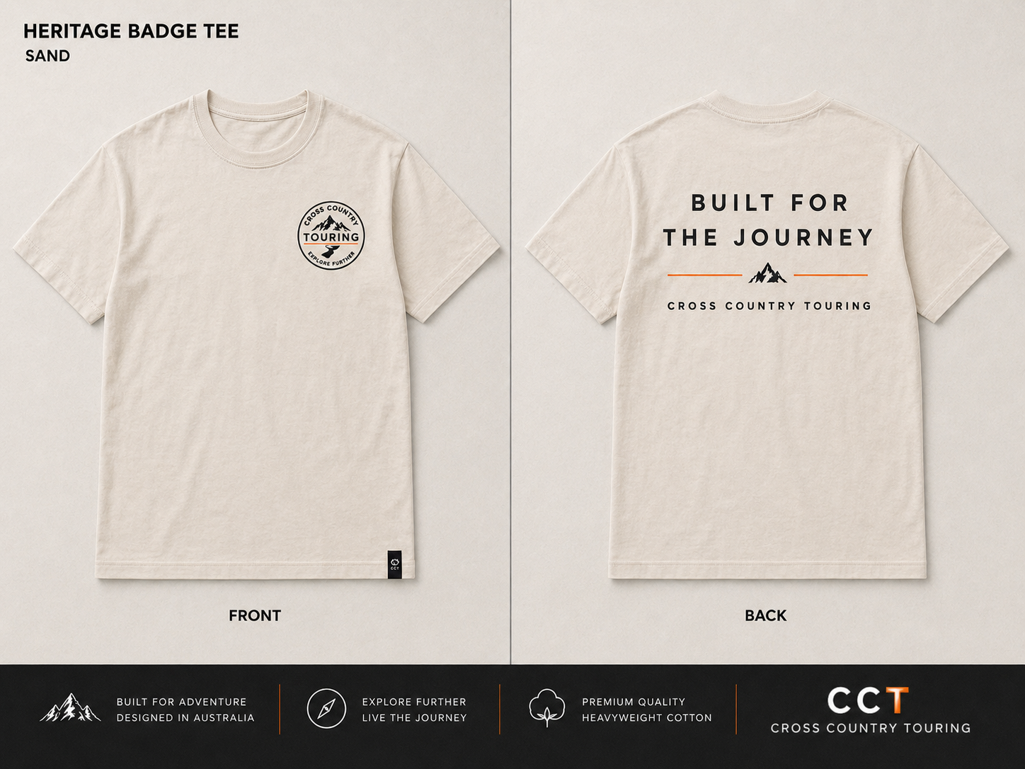 Heritage Series Tee - Sand