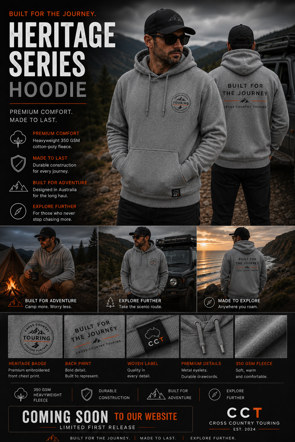 Heritage Series Hoodie - Grey